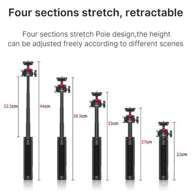 Extended Tripod iPhone Camera Selfie Stick - Audio & Video by Maroon Asteria - Camera Selfie Stick, Christmas, Father’s Day, Halloween, iphone-Accessories, Mother’s Day, Tripod
